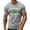 Light Gray, variant on Men's St. Patrick's Day Shamrock Graphic T-Shirt Short Sleeve Crew Neck Top