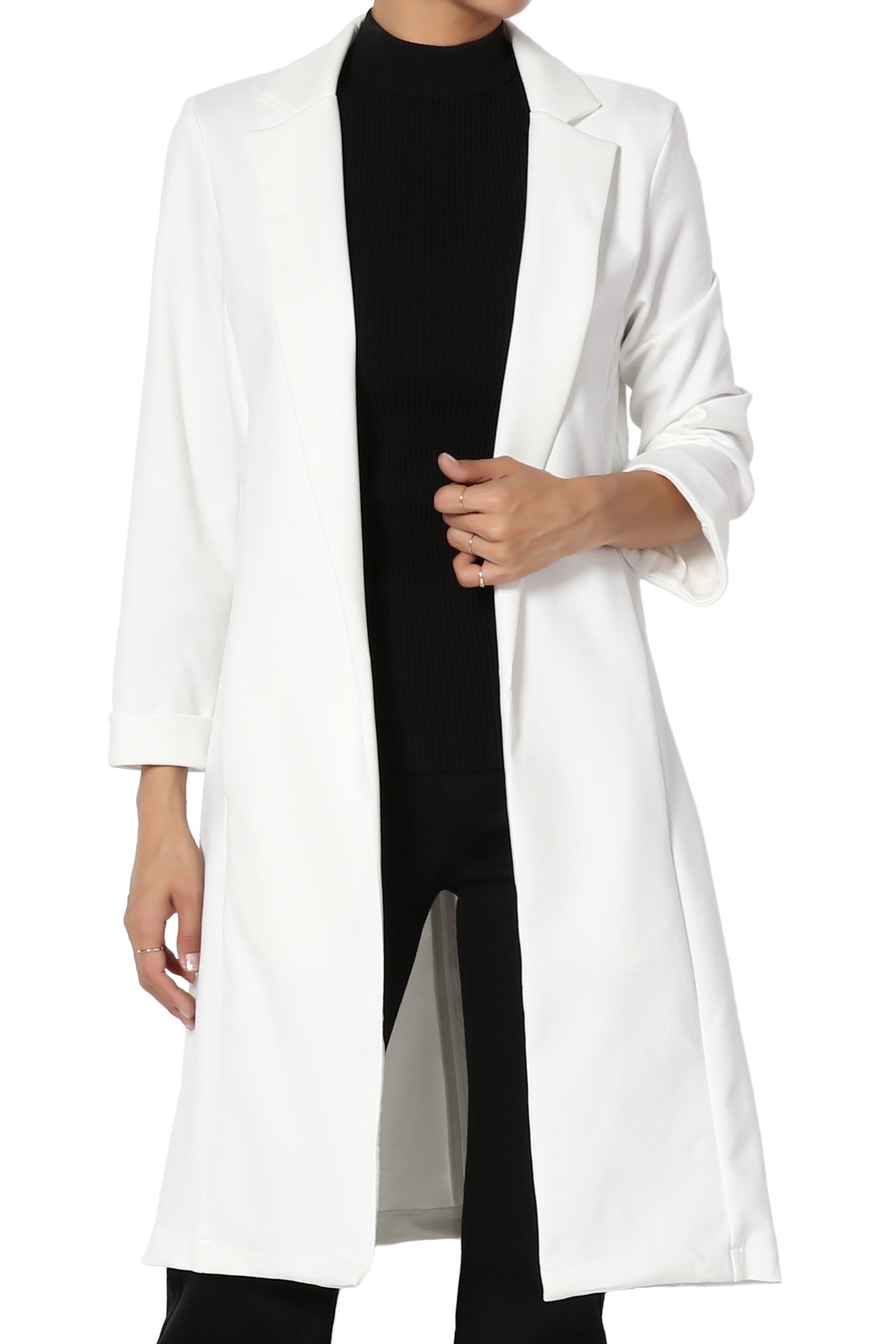 TheMogan - TheMogan Junior's Longline Blazer Day To Night Open Front ...
