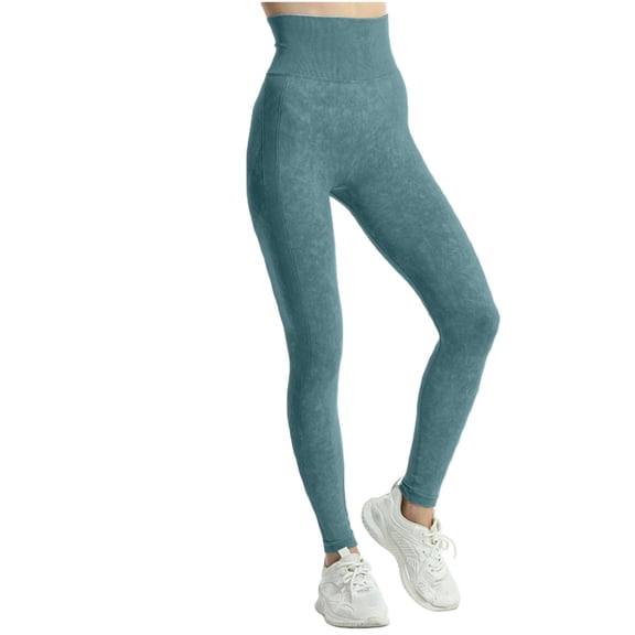 Soyumi Compression Leggings for Women, High Waisted Butt Lifting Tummy Control Stretchy Yoga Pants Shapewear Tights Gym Travel Going Out Workout Pants Blackish Green