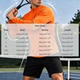 thumbnail image 3 of Men's 1/4 Zip Long Sleeve Athletic Pullover Top Fitted Breathable Casual Sweatshirt Comfy Tee for Tennis Running Jogging Hiking Wear(Orange,XL), 3 of 9
