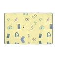thumbnail image 4 of XMXY Music Musical Melody Area Rugs Doormat Outdoor Entrance, Facecloth Non-slip Floor Mat Rug for Living Room Kitchen Sink Area Indoor,36"x24", 4 of 9
