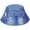 Blue, variant on Unisex Fashion Bucket Hat Beach Sun Hat PU Leather Rain Hat Waterproof Fishmen Cap for Men Women (Blue)