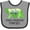 Heather and Black, variant on Inktastic Smoky Mountains, Tennessee Mountains and Bear Shape Boys or Girls Baby Bib