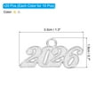 thumbnail image 2 of Uxcell 2026 Graduation Tassel Charm Set, 20 Pcs Alloy Year Medium Letter Charm, 2 Color, 2 of 6