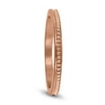 thumbnail image 2 of SZUL Women's Thin 1.5MM Wedding Band in 14K Rose Gold, 2 of 4