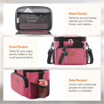thumbnail image 5 of Lifewit Lunch Box for Men Women Double Deck Lunch Bag, Large Insulated Soft Cooler Bag 12L Pink, 5 of 9
