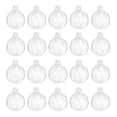 thumbnail image 1 of 20 Pcs Bolas Transparentes Rellenables, Bolas Plásticas Colgantes de 1.57 Pulgadas, 1 of 6