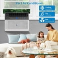 thumbnail image 5 of 8000 BTU U-Shaped Window AC, Cools 350 Sq Ft, Ultra Quiet Air Conditioner for Bedroom & Living Room, Open Window Flexibility with Remote Control, 5 of 6