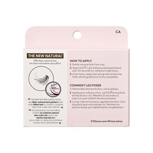 KISS The New Natural Trio Lashes - False Eyelashes Clusters - Noir - 24 Wisps, KISS Lashes