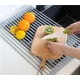 thumbnail image 5 of CHAO Soporte para esponja para fregadero de cocina, 33*23cm, organizador para fregadero, soporte telescópico para esponja para almacenamiento en fregadero, adecuado para fregadero, plástico, 5 of 5