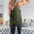 thumbnail image 4 of Camisola con tirantes finos, camiseta sin mangas con bordado y cuello en V, blusa informal sin mangas para mujer de verano, 4 of 6