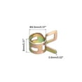 thumbnail image 2 of Uxcell ID 9.5mm 3/8inch Fuel Line Hose Clips,Pipe Clamps,Spring Hose Clamp,70Pcs, 2 of 7