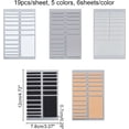 thumbnail image 2 of 30Sheets 5Colors EVA Invisible Ring Size Adjuster Sticker Invisible Ring Size Loose Ring Size Adjuster for Fixing Wide Rings Mixed Color, 2 of 5