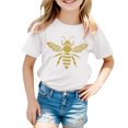 thumbnail image 4 of TZEWGL Tees For Infnat Short Sleeve Cartoon Printed Round Neck Top For Toddlers size 3-4T, 4 of 5