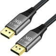 thumbnail image 1 of axGear DisplayPort 8K Cable 60hz Ultra-HD UHD 4K 144hz DP to DP Monitor Video Wire 6Ft, 1 of 6