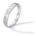 thumbnail image 1 of (Gift Of K) Love Sterling Silver 925 Glow Couple Ring ECG Ring, 1 of 5