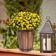thumbnail image 1 of Maceta de barril de madera para plantas de exterior, jardín y hogar con asas ergonómicas. Estilo B, 1 of 8
