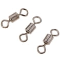 thumbnail image 6 of 100pcs Fishing Ball Bea Swivels Snaps Solid 3, 6 of 8