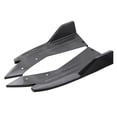 thumbnail image 1 of Rear Bumper Lip Splitter Universal Car Side Fins Body Lip Spoiler Chin Skirt Protector Rear Bumper Lip Diffuser Splitter Canard Protector Black, 1 of 7