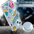 thumbnail image 5 of Chat Expression Set Clear Case for iPhone 13,Transparent Soft TPU Bumper Full Cover Case, 5 of 5