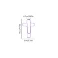 thumbnail image 1 of Macaron Color Cross-Shaped Paper Clips for Office & School - Creative, Fun, and Colorful Organizers, 1 of 1