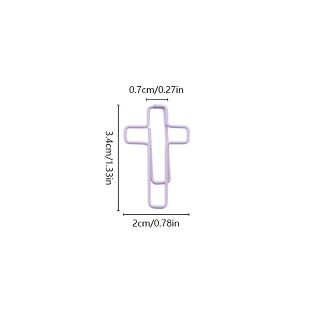 Meitianfacai Macaroon Crosspaper Clip Creatives Office Paper Clip