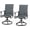 2-Piece Swivel Chairs, variant on SOLAURA Patio Swivel Rocker Dining Chairs Set of 2, Outdoor Textilene Chairs for Porch, Garden, Backyard, Deck, and Lawn, Blue