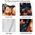 thumbnail image 4 of luoweisi Men's Beach Shorts Quick Dry Swim Trunks with Mesh Lining Fox L, 4 of 5