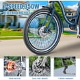 thumbnail image 5 of ABORON 7 Speed Electric Tricycle for Adults 24"/26", 350W 3 Wheel E-Bike 36V 14.5Ah, Electric Trike for Seniors with Rear Basket, 24km/h(15mph), 5 of 12