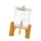 thumbnail image 5 of Dispensador de bebidas para fiestas, dispensador de bebidas de vidrio, dispensador de jugo con bambú Pelota, 5 of 9