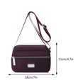 thumbnail image 3 of Bolso Bandolera Bolso del teléfono celular de las mujeres Multi-bolsillos Bolso de compras de nylon Bolso impermeable Satchel, 3 of 5