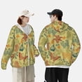 thumbnail image 6 of Fotbe Floral with Butterflies Men's Women's UPF 50+ Sun Protection Jacket Hooded Cooling Shirt with Pockets Hiking Outdoor Performance-Small, 6 of 9