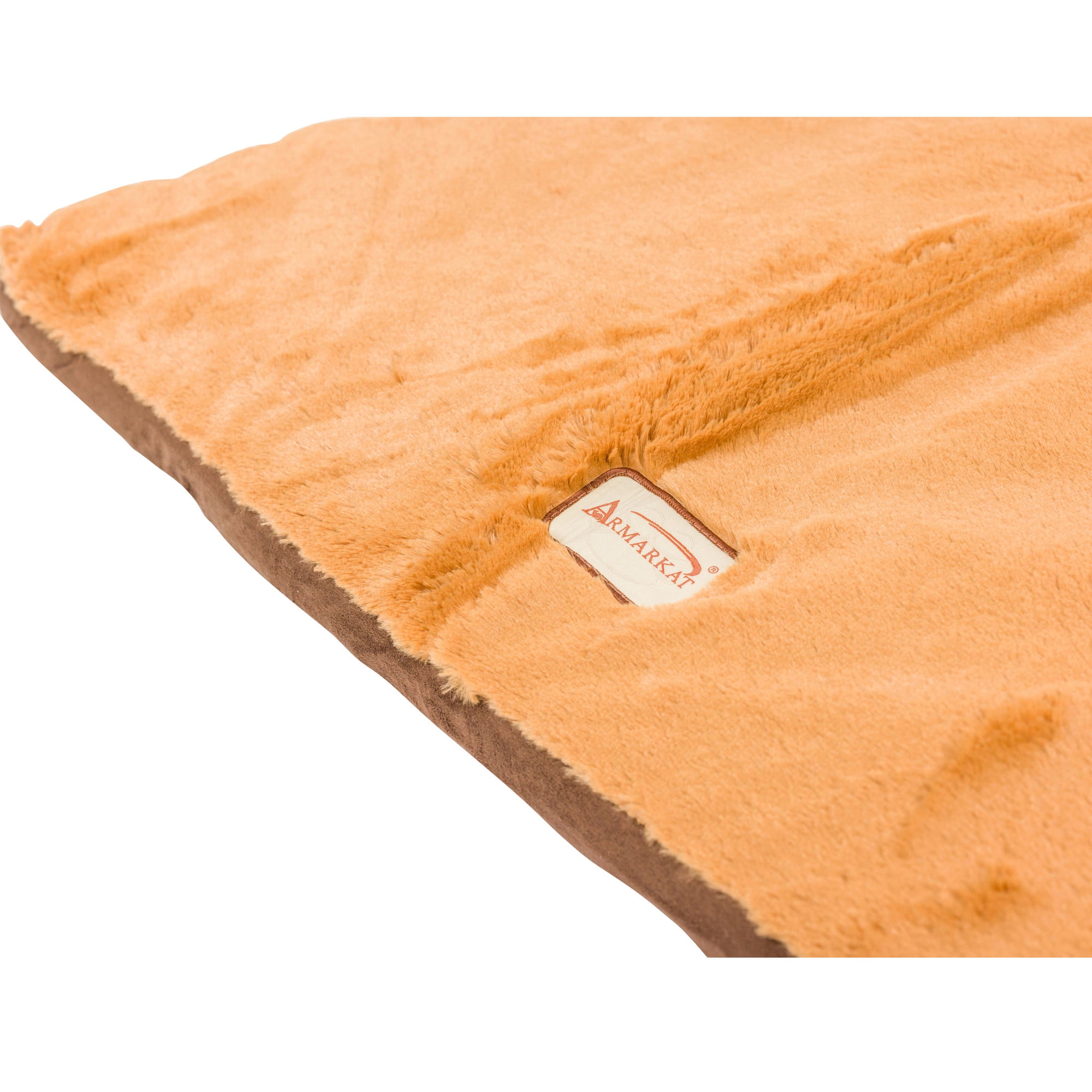 Armarkat Plush Pet Dog Bed, X-Large, Brown