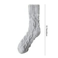 thumbnail image 3 of Hometravel Cute Puffy Fleece Socks for Women, Thickened Fuzzy Warm Slipper Socks, Super Soft Cozy Sleeping Socks, Winter Warm and Breathable Socks for Home, 3 of 6