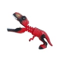 thumbnail image 3 of Dinosaur Animal Figures Party Joke Toy Early Learning Hand Grabber Dinosaur Toy Red, 3 of 9