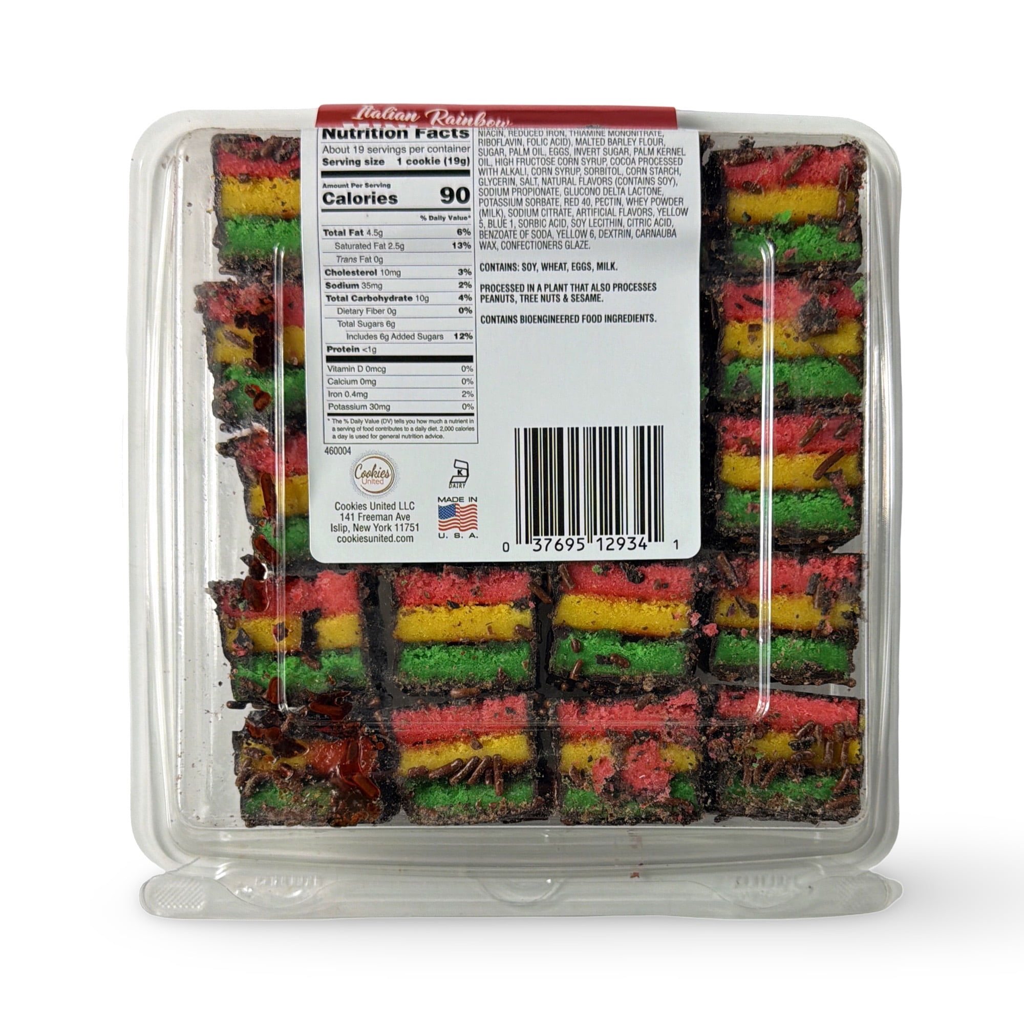 Carlotta's Authentic Italian Rainbow Cookies | 13 Ounces