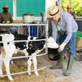 thumbnail image 5 of Little Giant 22 Quart Flat Plastic Animal Feed Bucket with Knob Bail, Black, 5 of 8