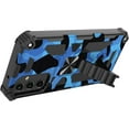 thumbnail image 3 of Samsung Galaxy A54 5G Camo Case with Kickstand,Rugged Outdoor Military Grade Heavy Duty Shockproof Cover with Car Mount Holder Phone Case for Galaxy A54 5G 6.4'' Camouflage -Blue, 3 of 9