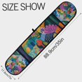 thumbnail image 3 of Yayeee Double Oven Mitt Kitchen Heat Resistant Baking 35" x7" Quilted Glove, Art Plants, 3 of 6