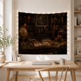 thumbnail image 5 of Leather Armchair Library Tapestry Wall Hanging, 5 of 7