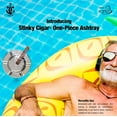 thumbnail image 3 of Stinky Cigar® One-Piece Ashtray (Brushed Bronze), 3 of 5