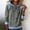 Green, variant on Denim Long Sleeve Top, Denim Jacket Shirts Trendy Essentials Hoodie Patchwork Top Retro Dress Shirts Women's Denim Patchwork Top Blouses for Women Dressy Casual Business