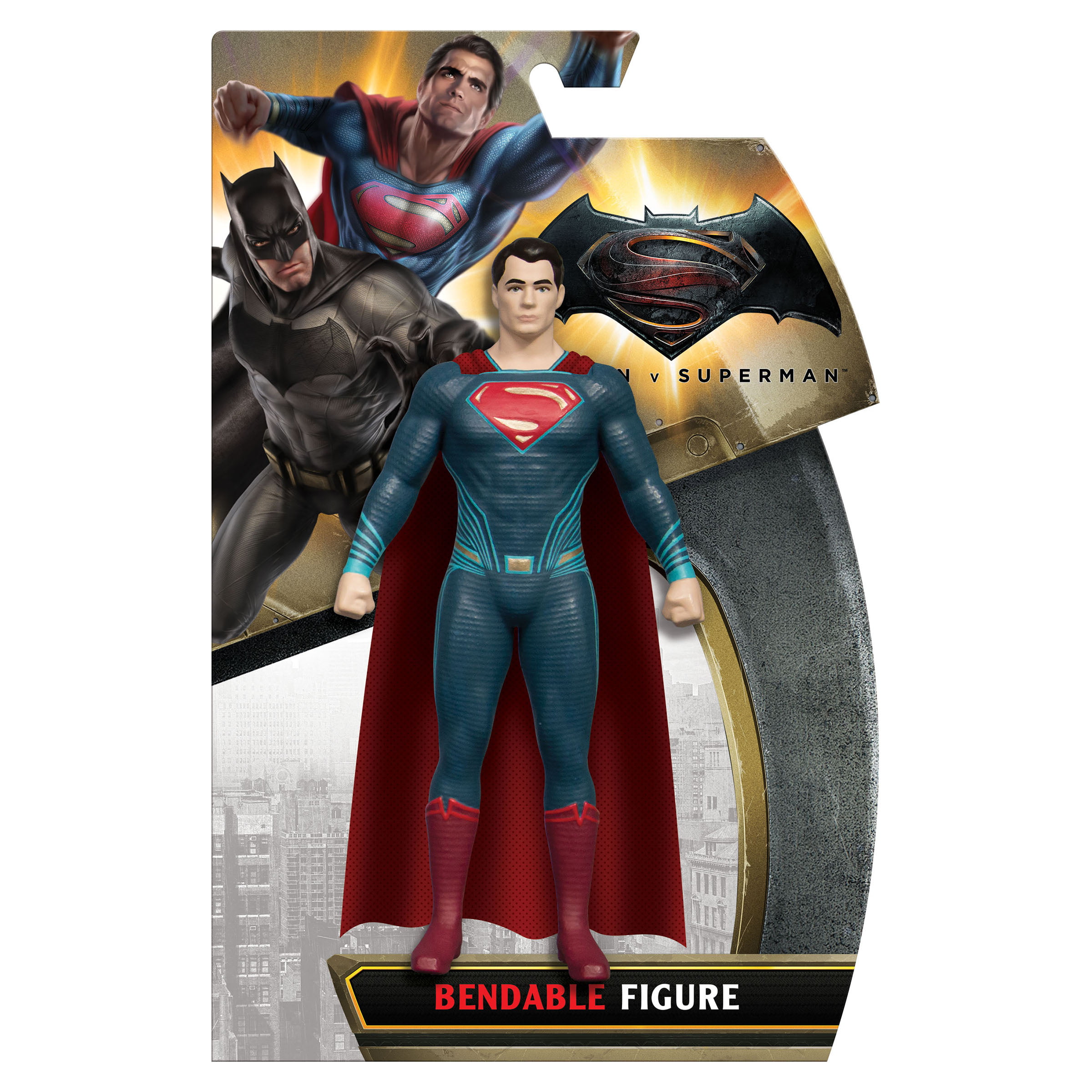 NJ Croce DC Comics Batman vs. Superman - Superman Bendable Figure -  