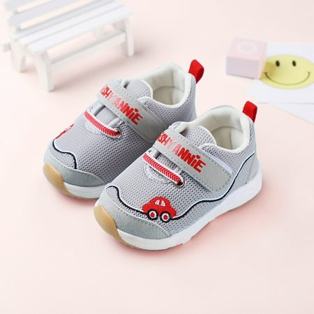 

Toyella Baby Shoes Low-Cut Infant Functional Shoes Grey 20