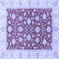 thumbnail image 1 of Ahgly Company Indoor Square Oriental Blue Traditional Area Rugs, 6' Square, 1 of 4