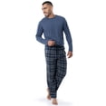 thumbnail image 4 of Fruit of the Loom Men's Jersey Knit Top and Flannel Pajama Pants Set, 2-Piece, Sizes S-5XL, 4 of 6