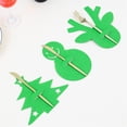 thumbnail image 1 of Juego De 12 Cubiertos Navideños: Tenedores Y Cucharas, Bolsa Para Decorar La Mesa De Navidad, Bolsa Para Cubiertos, Decoraciones Temáticas Navideñas, 1 of 2