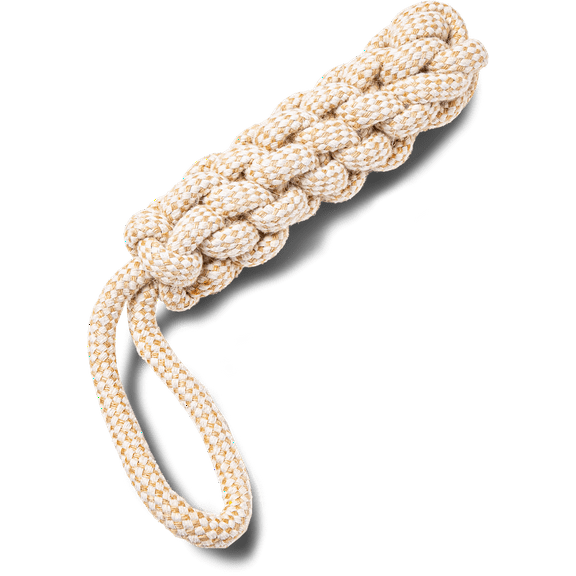 Braided Bar & Handle Dog Toy - Teething Toy for Dogs - Rope Dog Toy - Tough Dog Toy - Dog Tug Toy