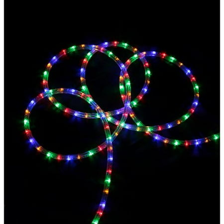20' Multi-Color LED Indoor/Outdoor Christmas Rope Lights
