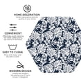 thumbnail image 3 of Zufioo Hawaiian Style Print Leather Coaster Set, Decorative PVC Coasters 4-pack - Scald and Stain-resistant, Suitable for Home, Cafes, Restaurants-Hexagon, 3 of 6